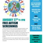 Free Autism Screening Flyer