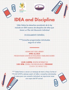 PECSSpanish copy of IDEA and Discipline APRIL 10, 2019 Vodak Library