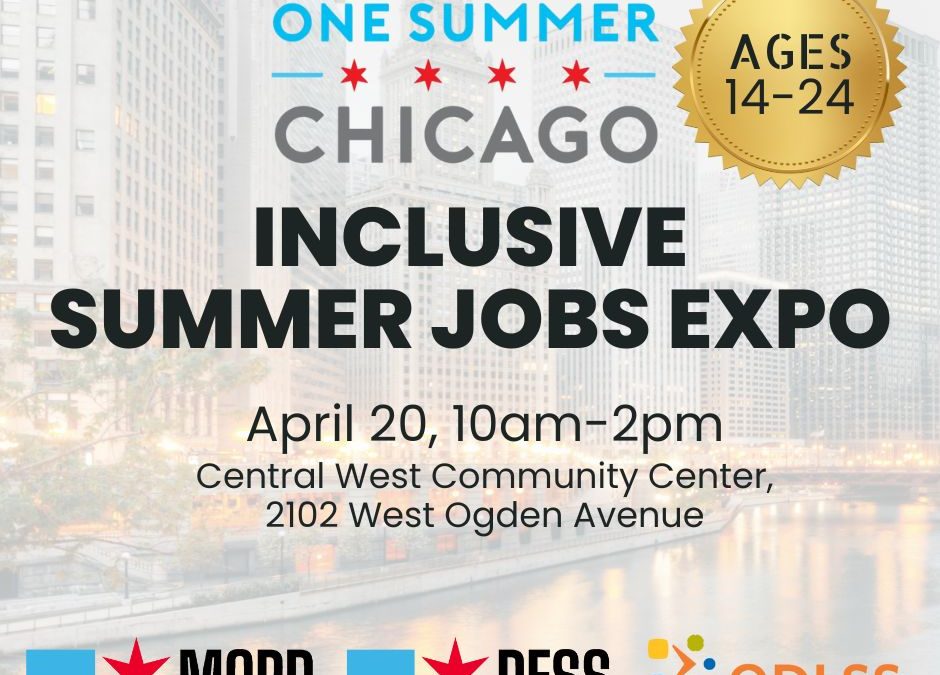 Flyer for Inclusive Summer Jobs Expo