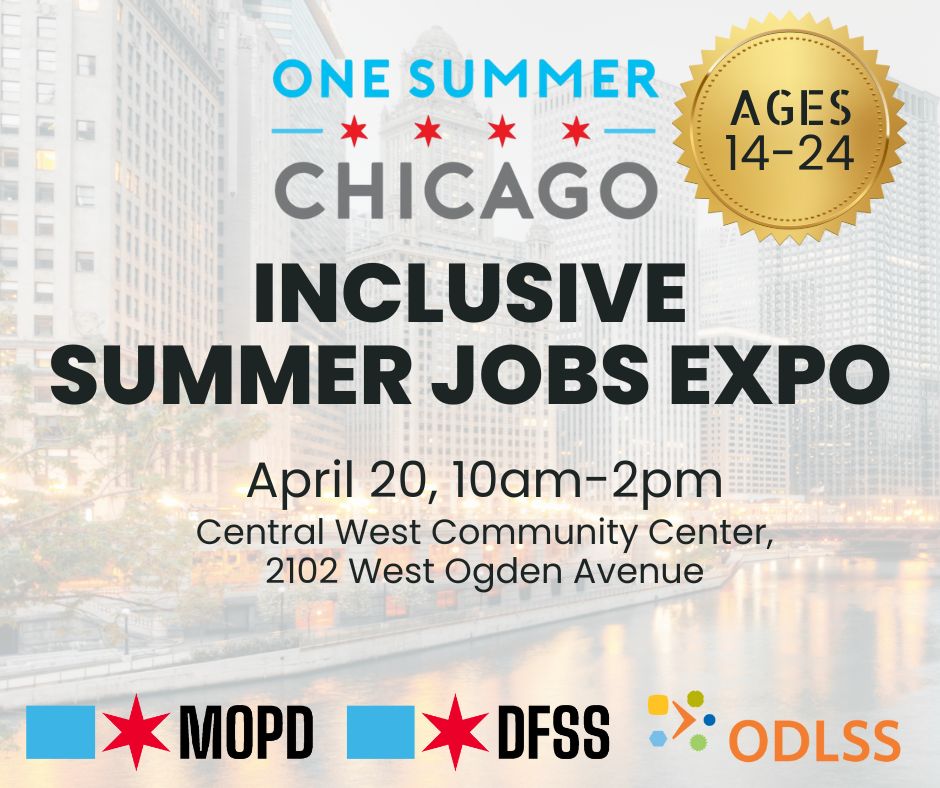 Flyer for Inclusive Summer Jobs Expo