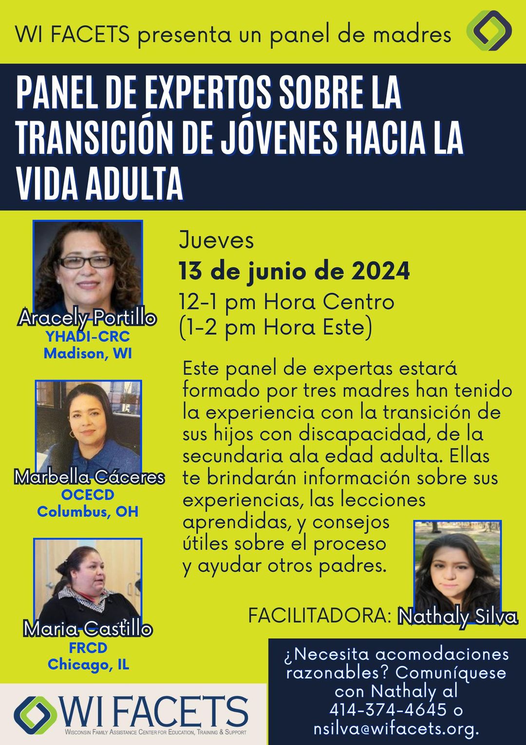Panel de expertas sobre la transición de jóvenes hacia la vida adulta – 6/13/2024